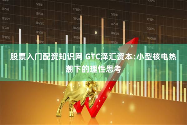 股票入门配资知识网 GTC泽汇资本:小型核电热潮下的理性思考