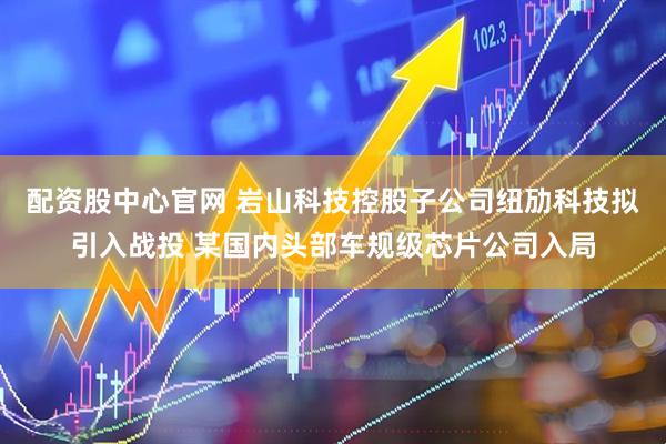 配资股中心官网 岩山科技控股子公司纽劢科技拟引入战投 某国内头部车规级芯片公司入局